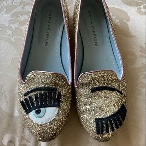 Chiara Ferragni glitter shoe